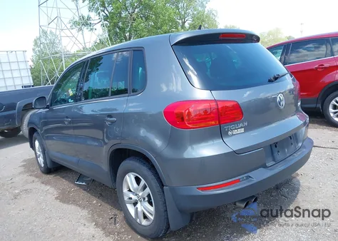 2012 Volkswagen Tiguan Le from USA, damaged, VIN WVGAV7AX9CW004362